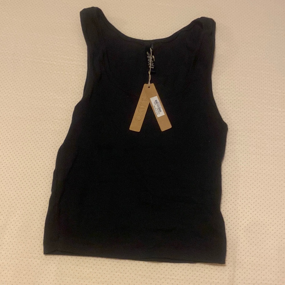 Skims size medium “SOOT” cotton rib tank NWT